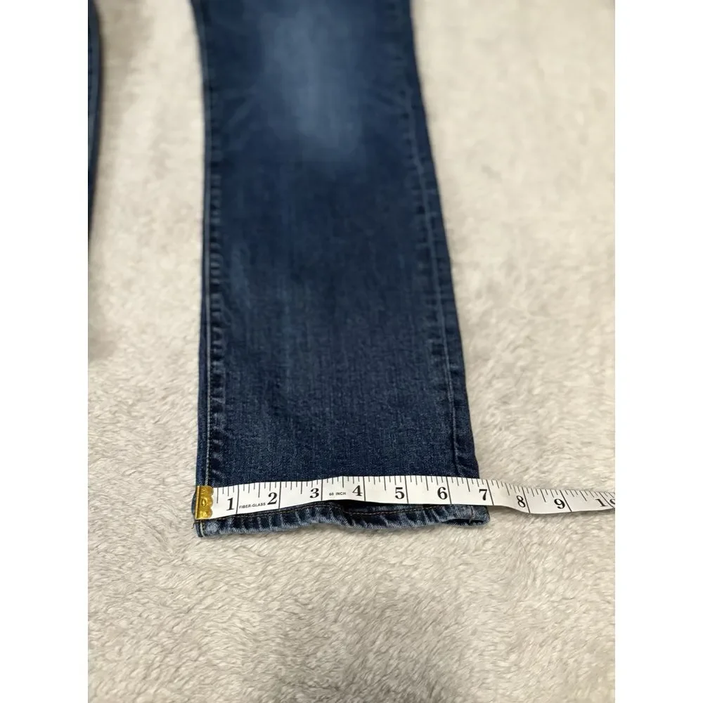 J Crew Flex Mens Blue Denim Straight‎ Jeans Size 33x30 Pants Stretch